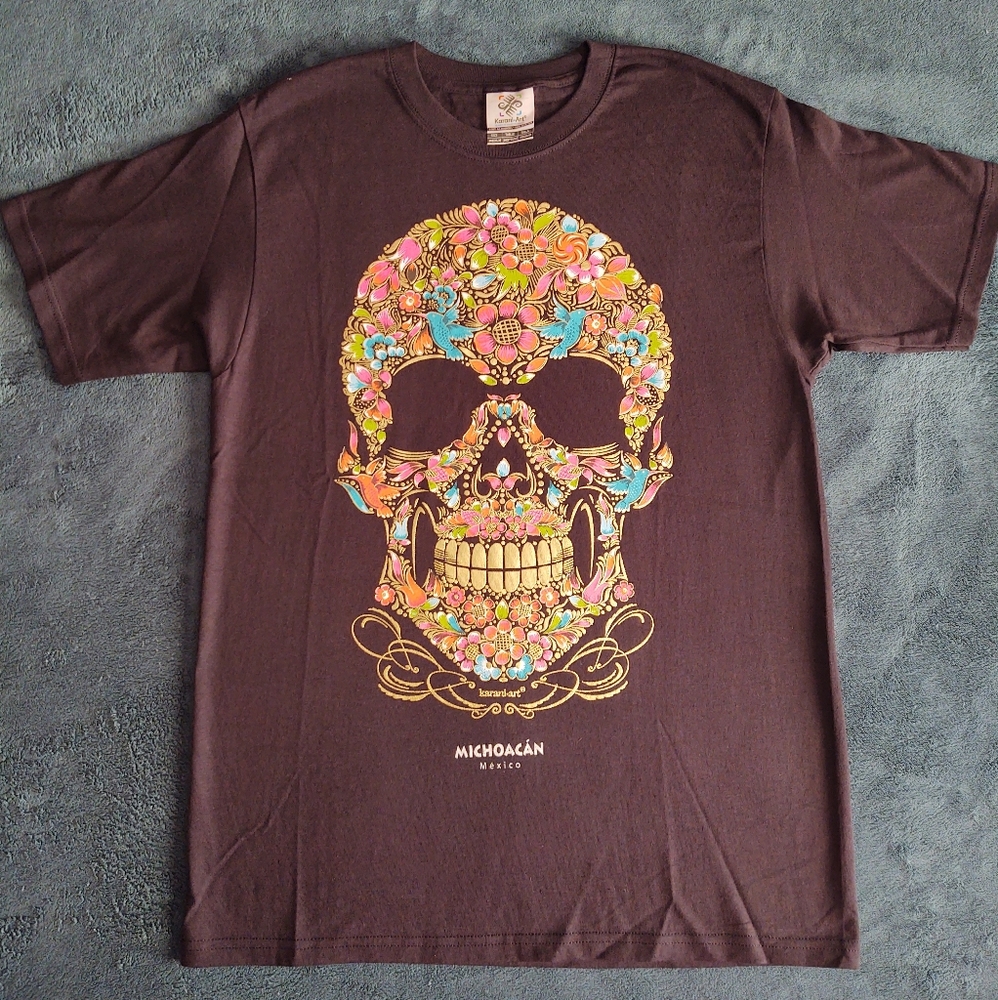 Golden skull